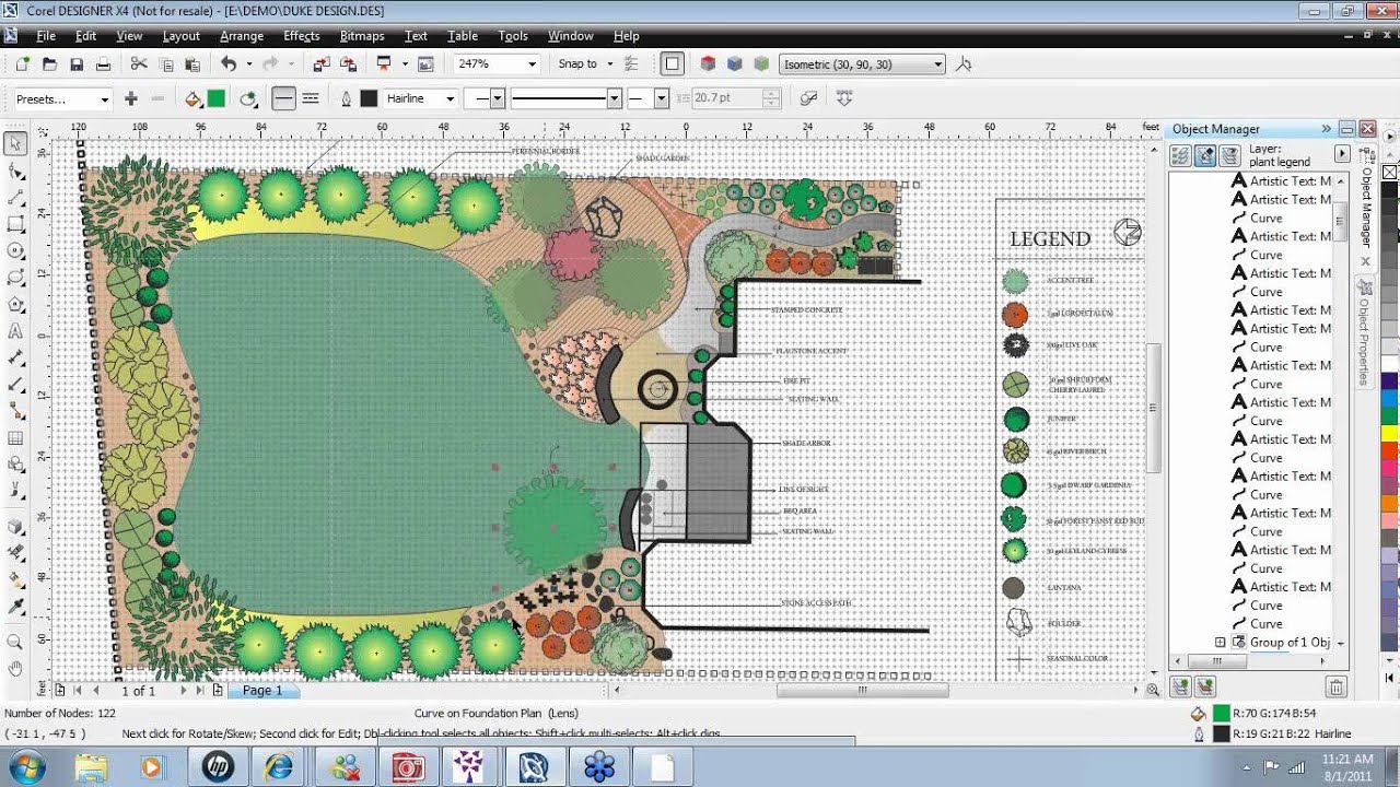 dynascape landscape design software